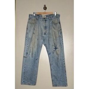 Vintage Levi Strauss Signature Distressed Paint Splatter Jeans W36